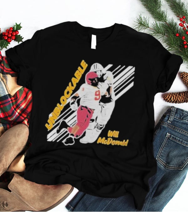 Will McDonald Unblockable Football Player 9 T-Shirt