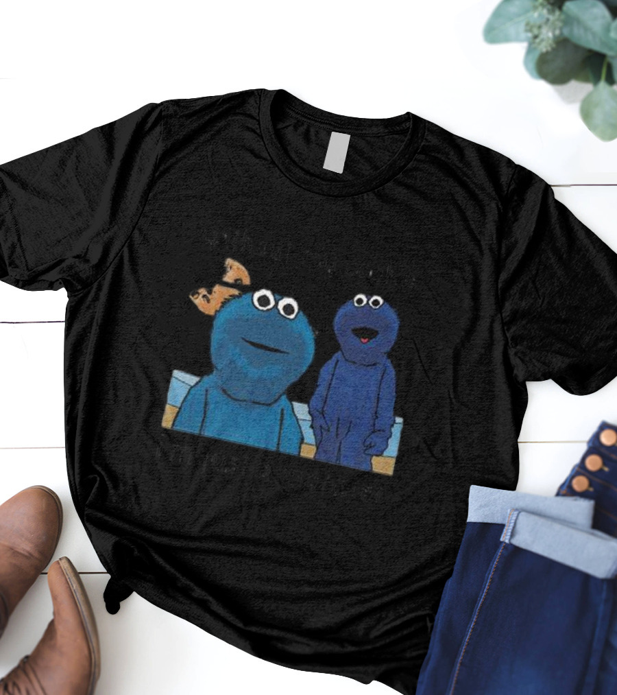 Without My Cookie I'm Just A Monster Cookie-Loving Blue Creature T-Shirt