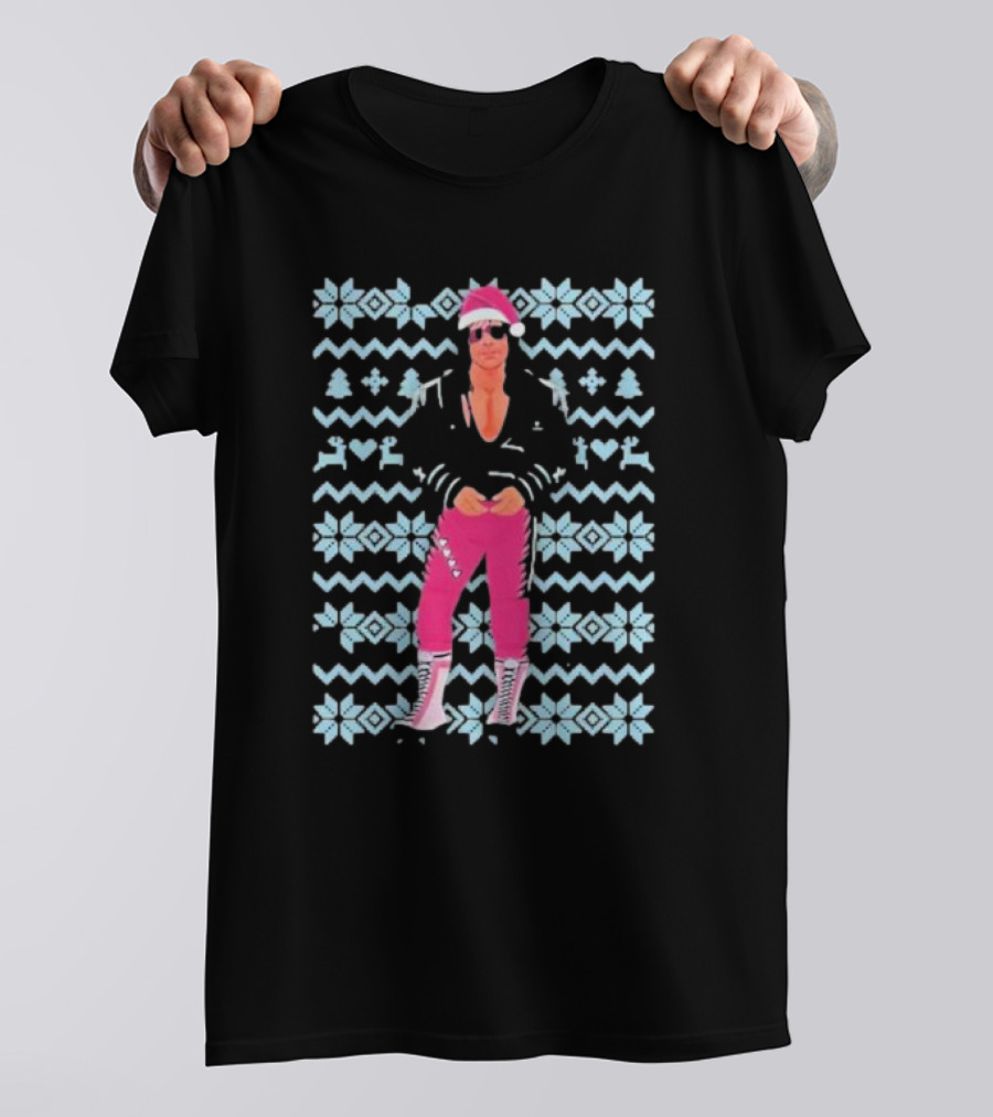 Macho Man Wrestling Ugly Christmas T-Shirt