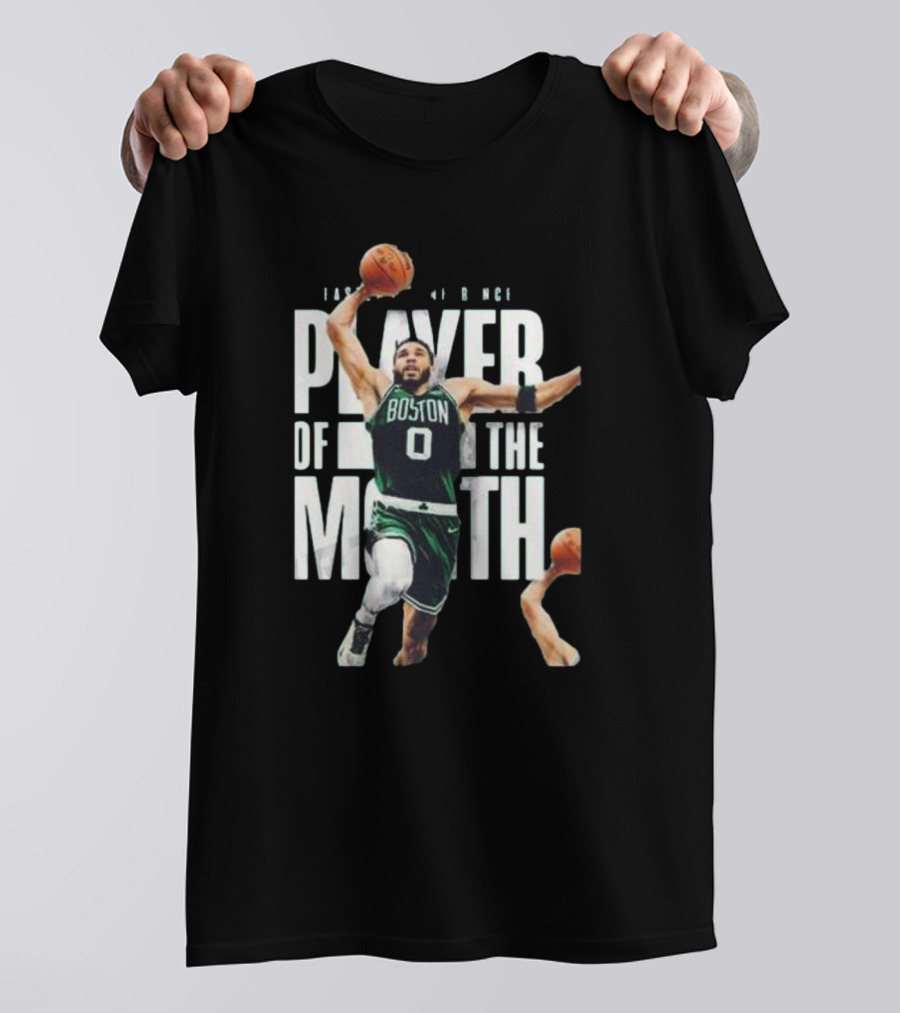 Congratulations Jayson Tatum Boston Player Of The Month Eastern Conference NBA T-Shirt