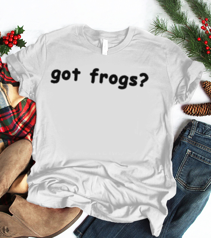 Got Frogs? Curious Amphibian Lovers Question T-Shirt