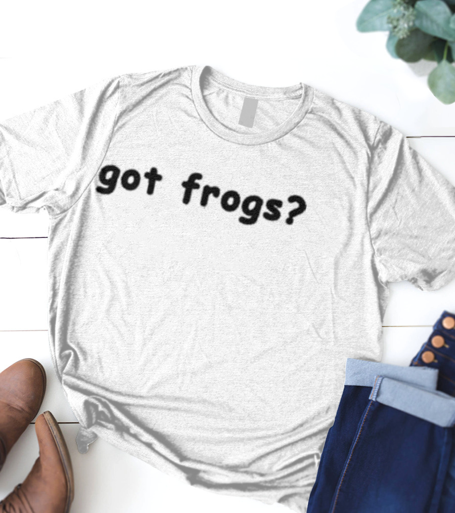 Got Frogs? Curious Amphibian Lovers Question T-Shirt