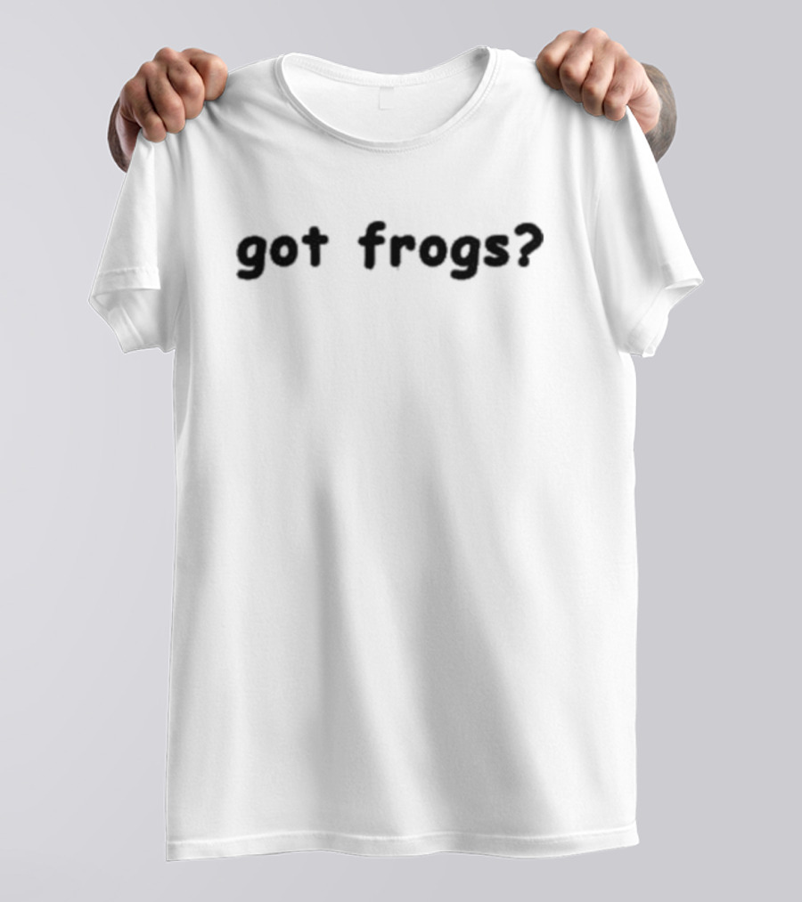 Got Frogs? Curious Amphibian Lovers Question T-Shirt