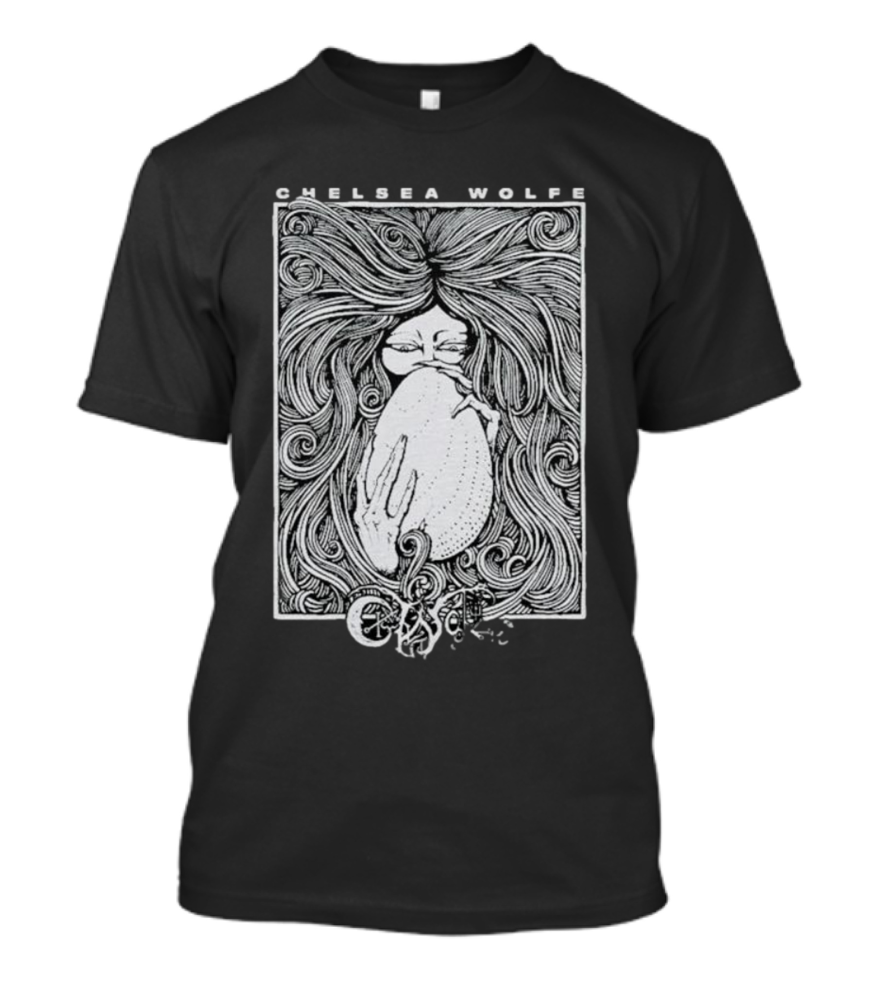 Chelsea Wolfe Karmazid Occult Psychedelic Art Nouveau T-Shirt