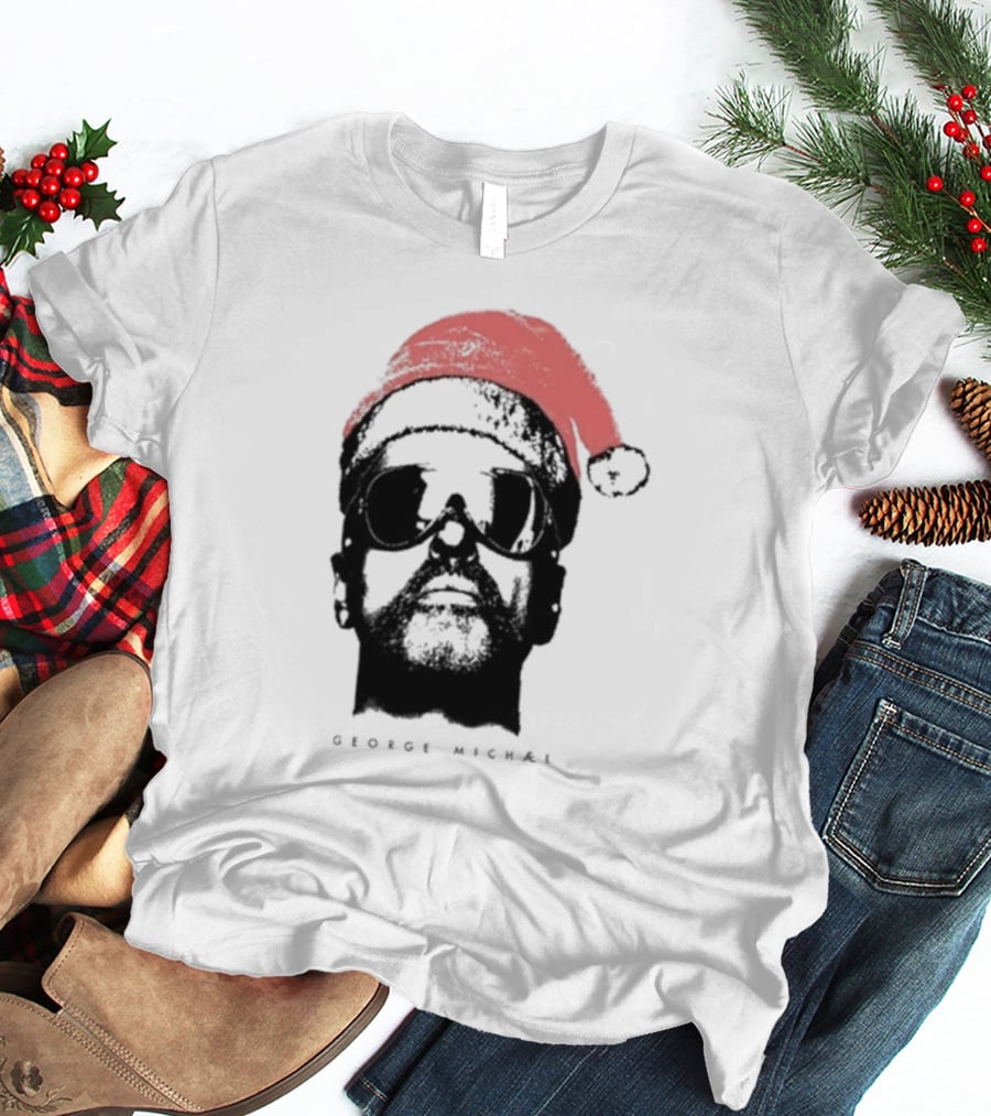 George Michael Santa Hat Christmas T-Shirt