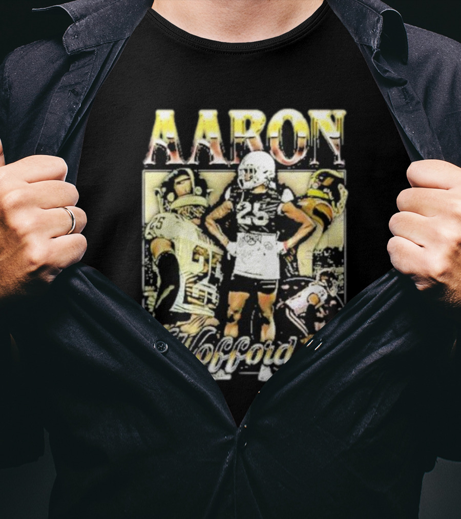 Aaron Wofford Vintage Lightweight Football Player Graphics T-Shirt