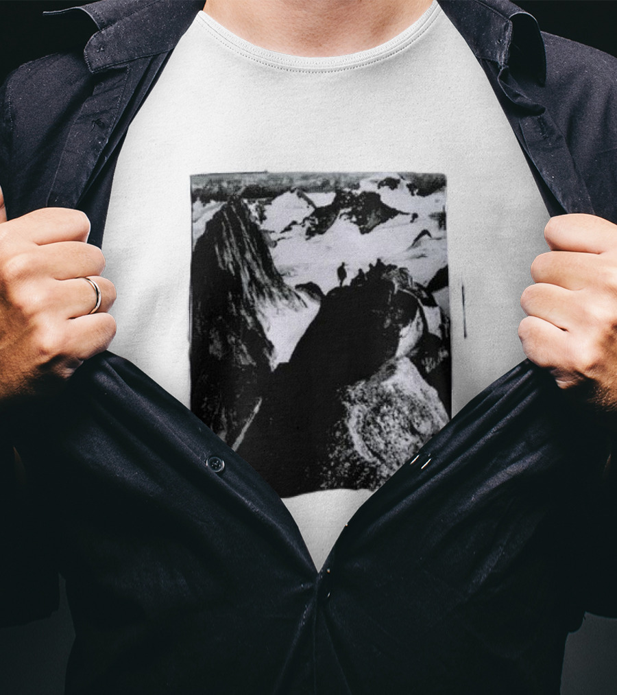 Pinnacle Mountain Monochrome Alpine Adventure T-Shirt