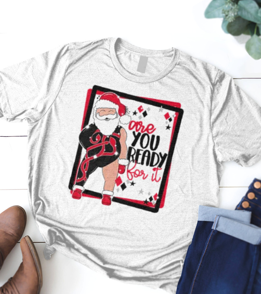 Reputation Taylor's Version Santa Are You Ready For It Santa Wrestler Patchwork Emo Goth T-Shirt