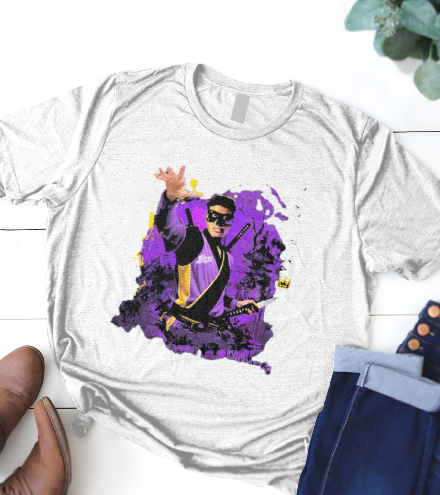 Rui Hachimura Japan Ninja Basketball Player 28 Manga Style Action Pose T-Shirt