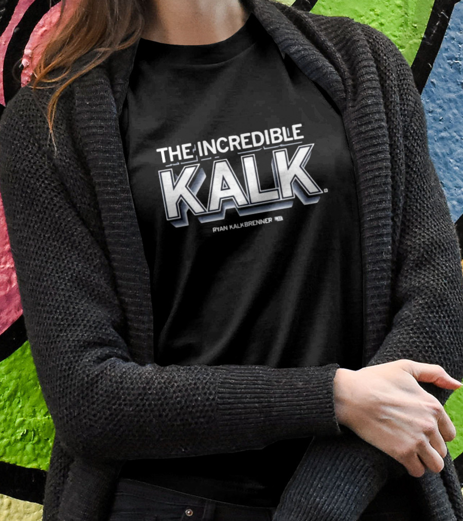 The Incredible Kalk Ryan Kalkbrenner Superhero T-Shirt