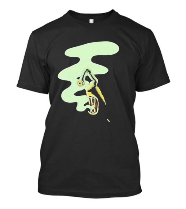 Whale Healer Surreal Creature With Abstract Eye And Vapor Trail T-Shirt