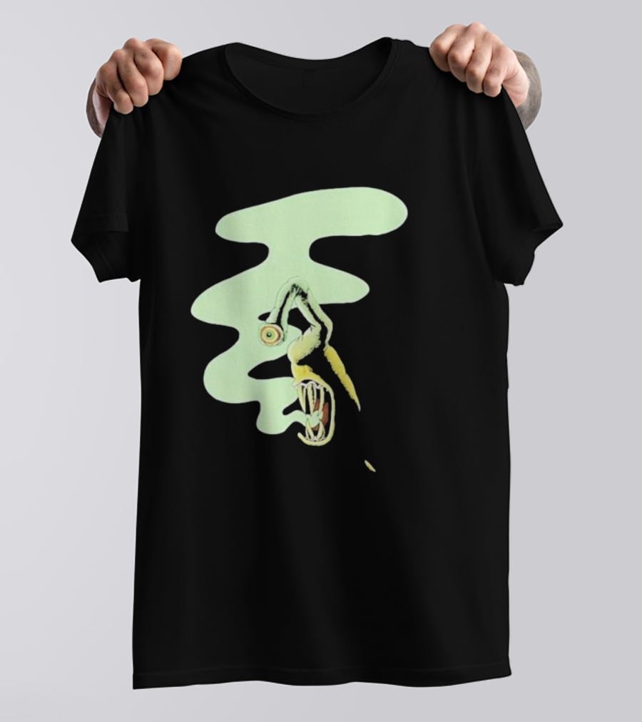 Whale Healer Surreal Creature With Abstract Eye And Vapor Trail T-Shirt