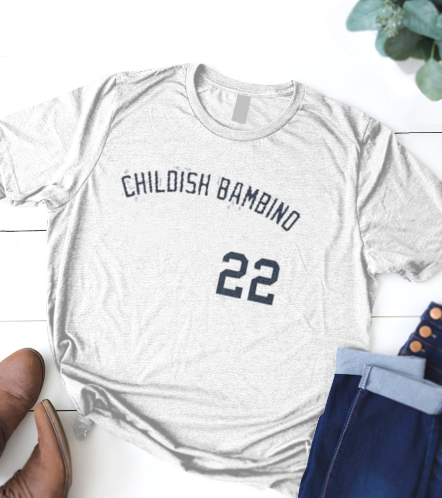 Childish Bambino 22 Comfort Colors Baseball T-Shirt