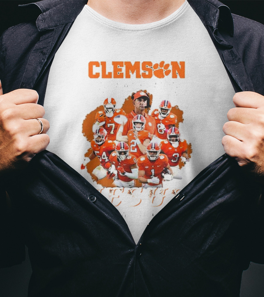 Clemson Football Passion Jesus Faith Tigers Team Spirit T-Shirt