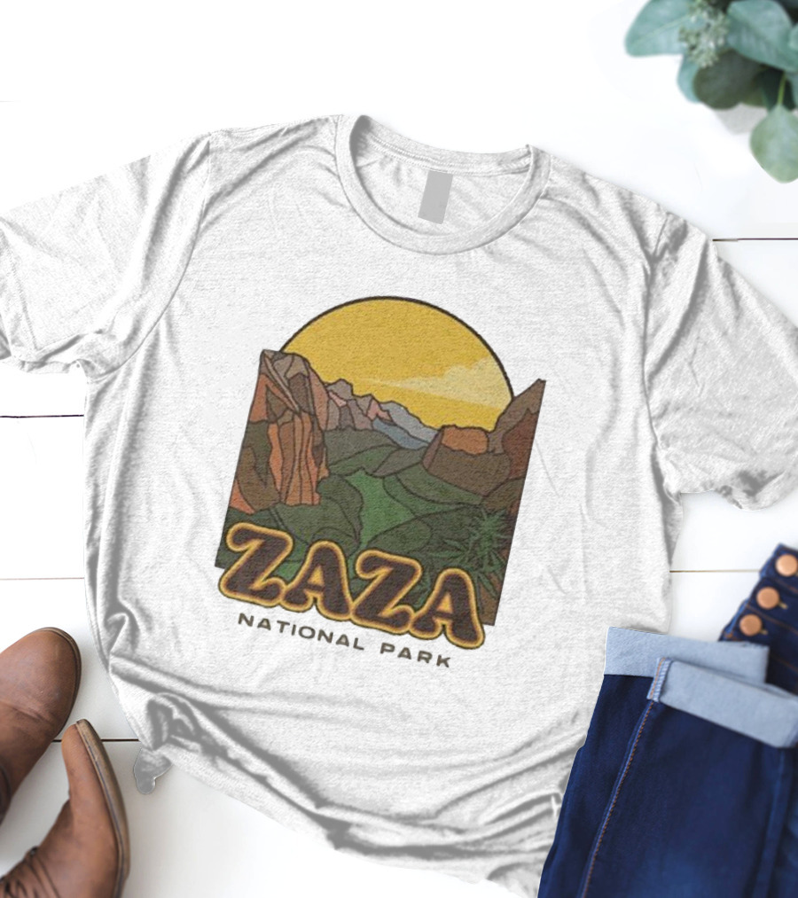Fourtwenty Zaza National Park Scenic Wilderness Vista T-Shirt