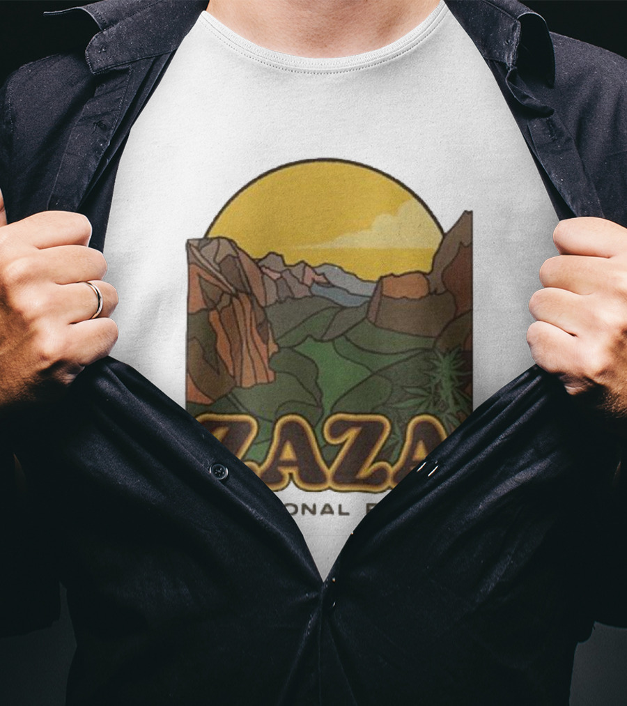 Fourtwenty Zaza National Park Scenic Wilderness Vista T-Shirt