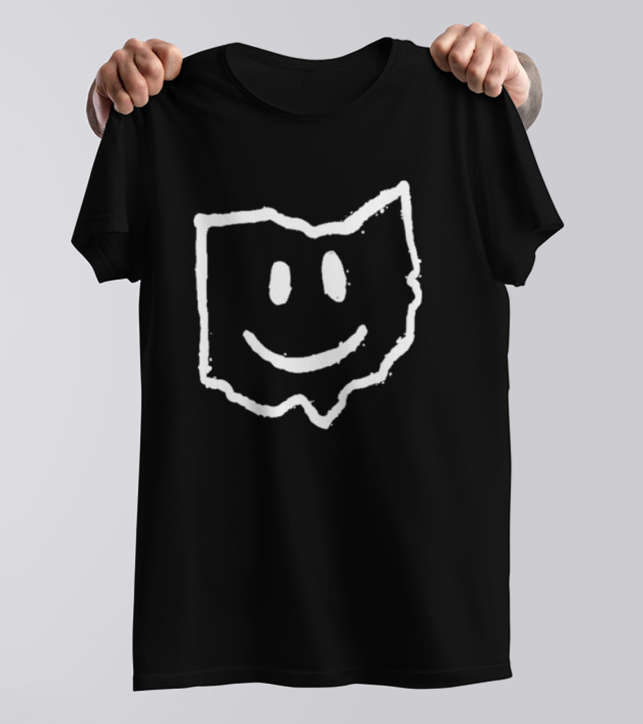 Ohio State Smiley Face Outline T-Shirt
