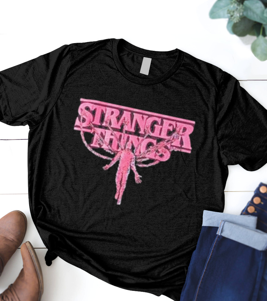 Stranger Things Vecna Pink Tentacles T-Shirt