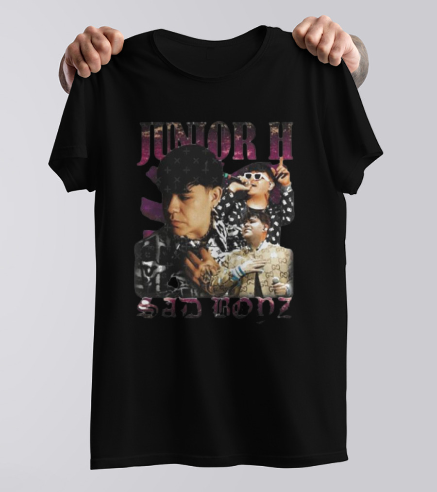 Junior H Sad Boyz Album Cover T-Shirt
