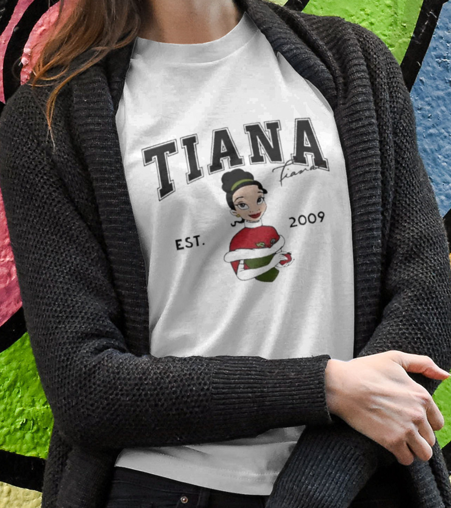 TIANA Fiana Est. 2009 Cartoon Character T-Shirt