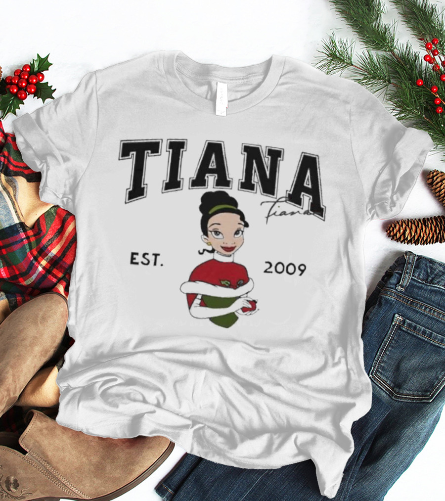 TIANA Fiana Est. 2009 Cartoon Character T-Shirt