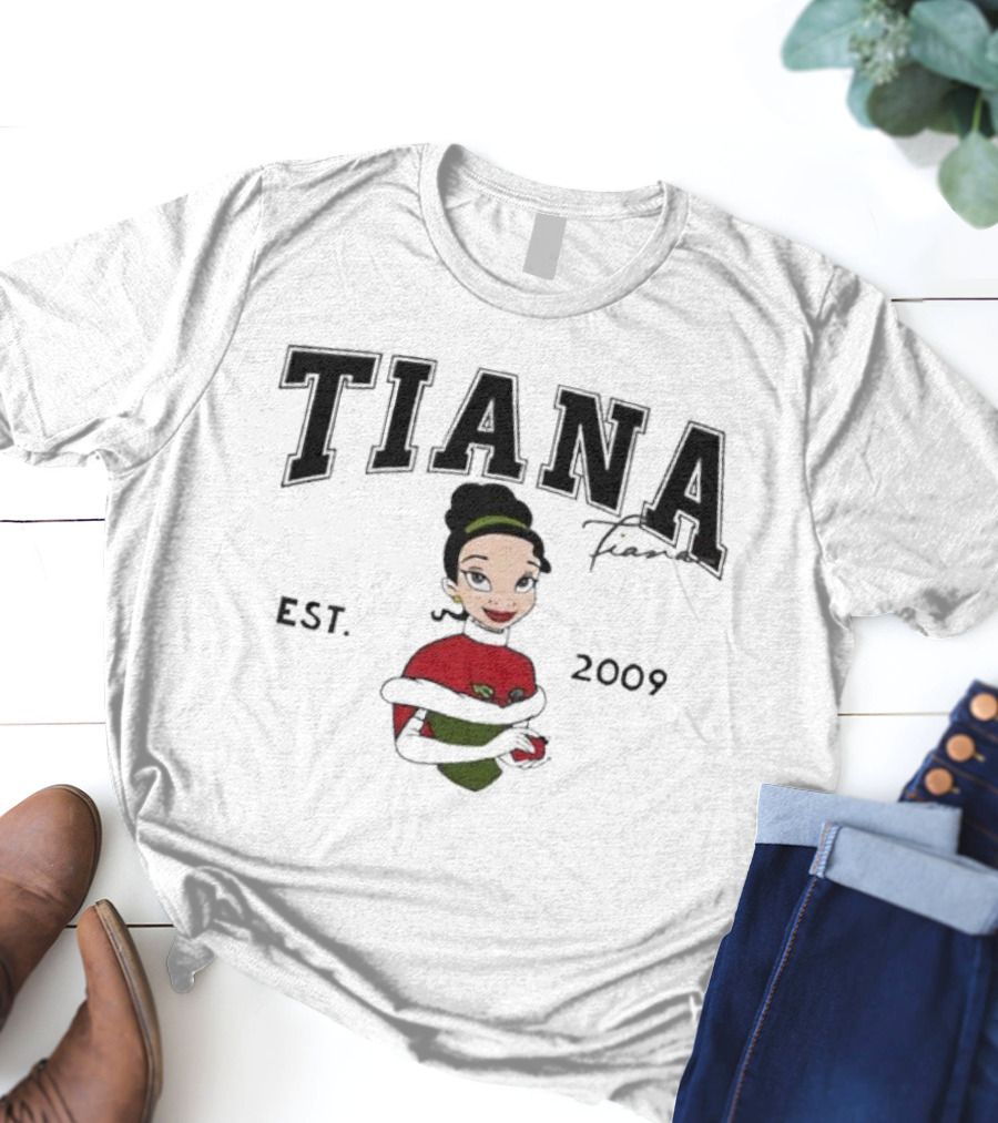 TIANA Fiana Est. 2009 Cartoon Character T-Shirt