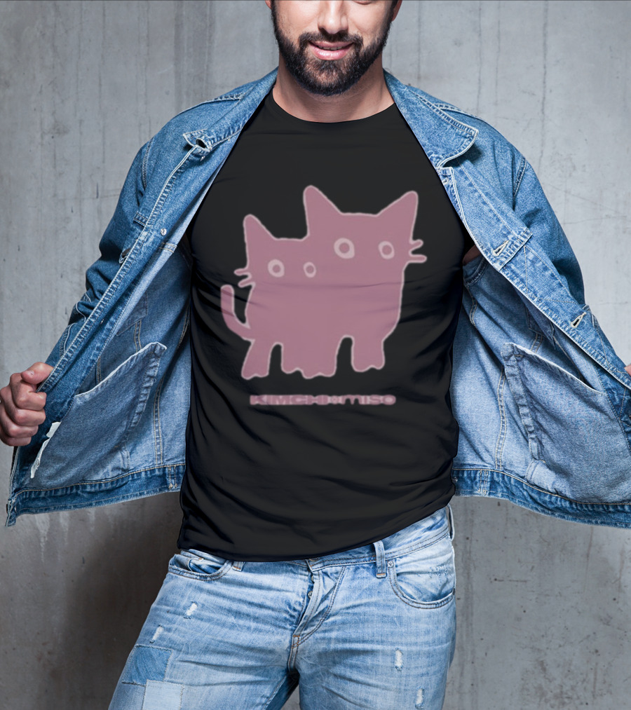 Twins Cat Kimchi Miso Retro Feline Duo T-Shirt