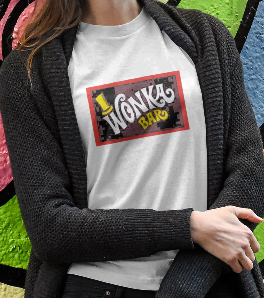 Wonka Bar Chocolate Logo Iconic T-Shirt
