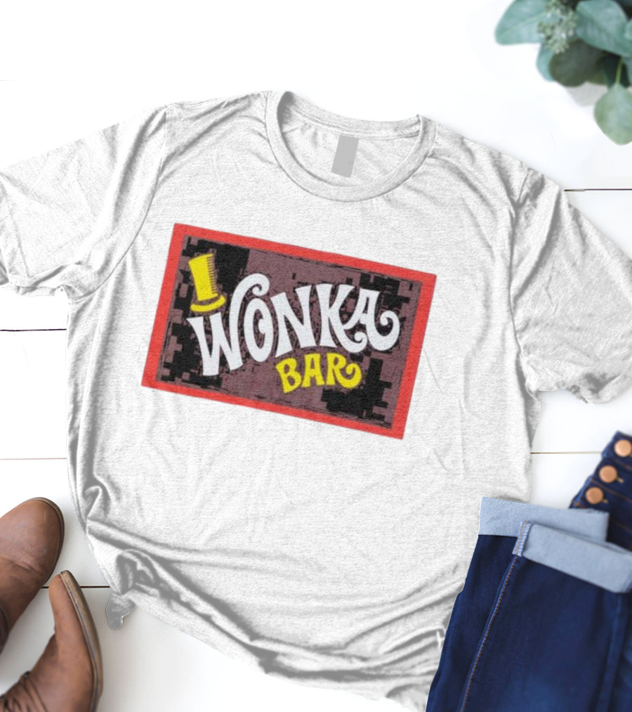 Wonka Bar Chocolate Logo Iconic T-Shirt