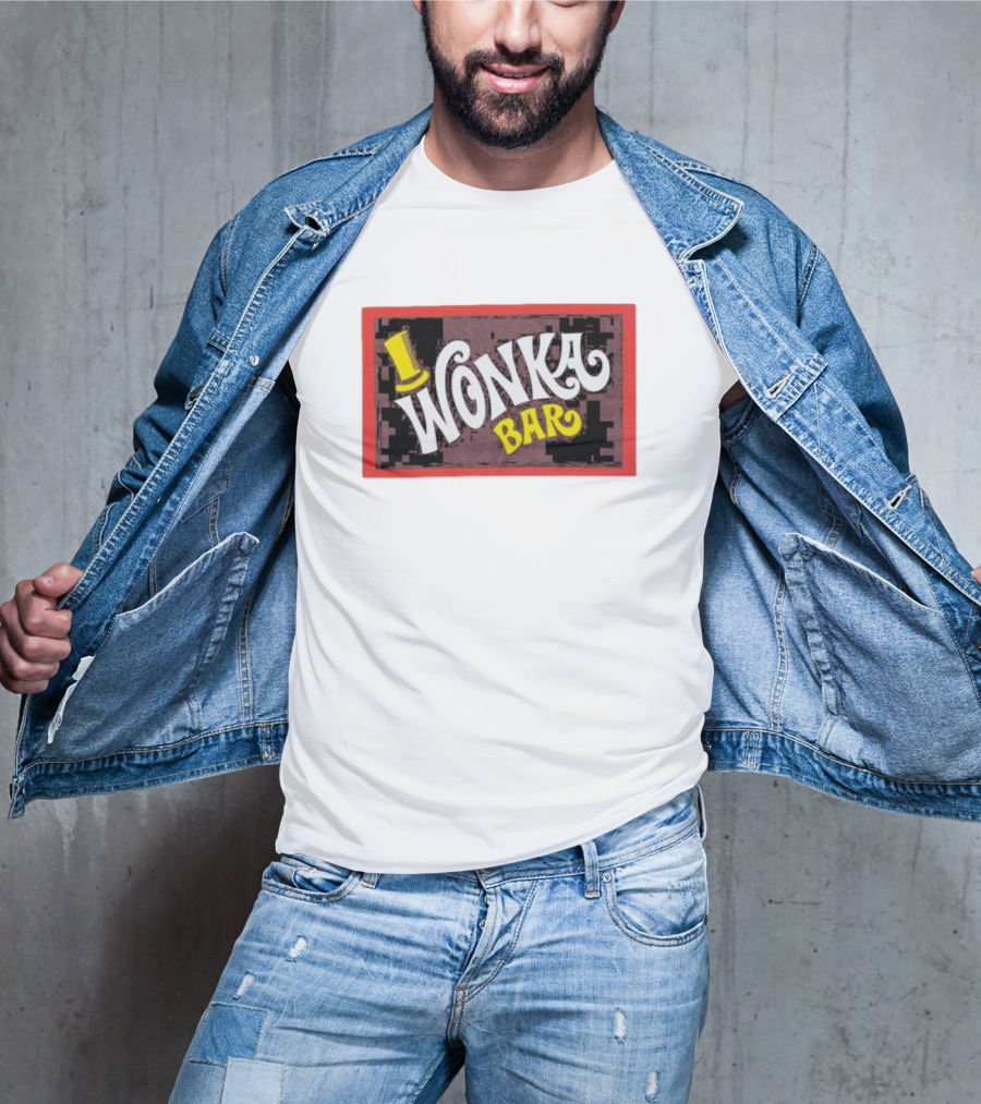 Wonka Bar Chocolate Logo Iconic T-Shirt