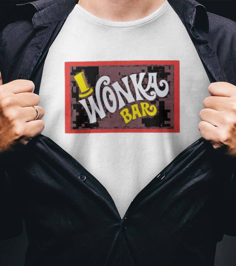 Wonka Bar Chocolate Logo Iconic T-Shirt