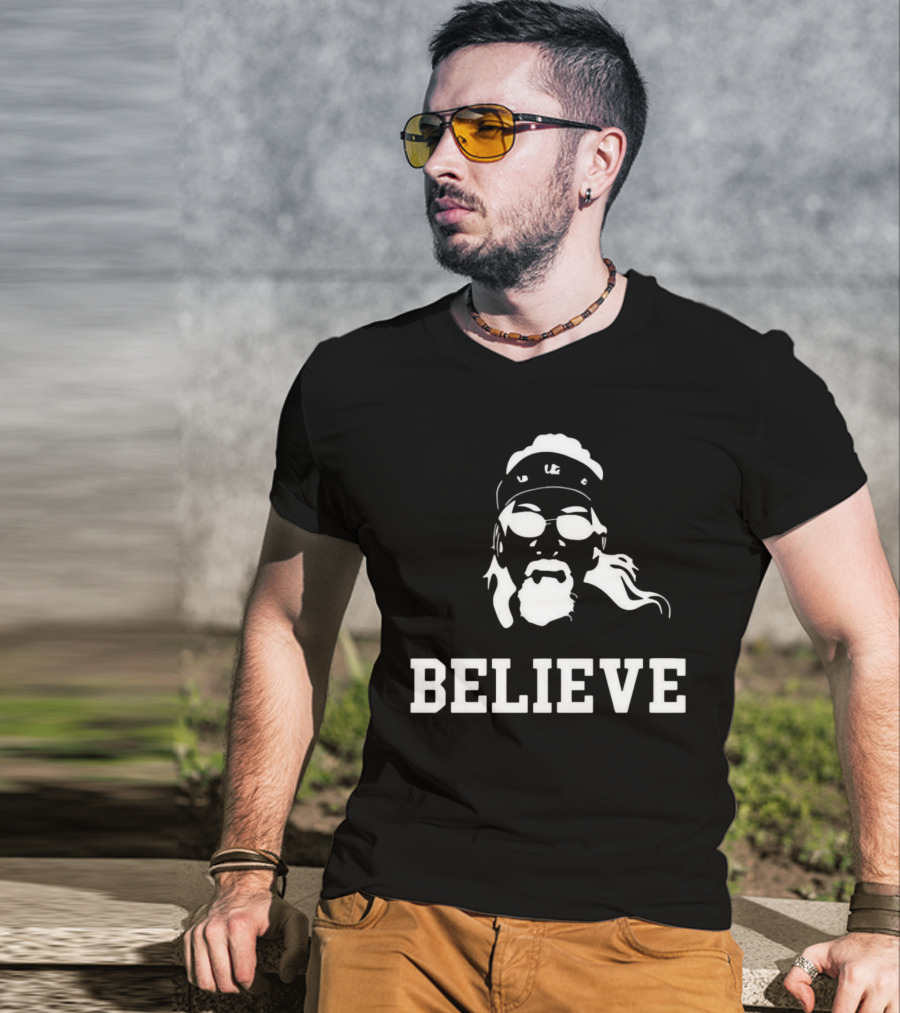 Believe Carlton Thompson Gamecock Jesus T-Shirt