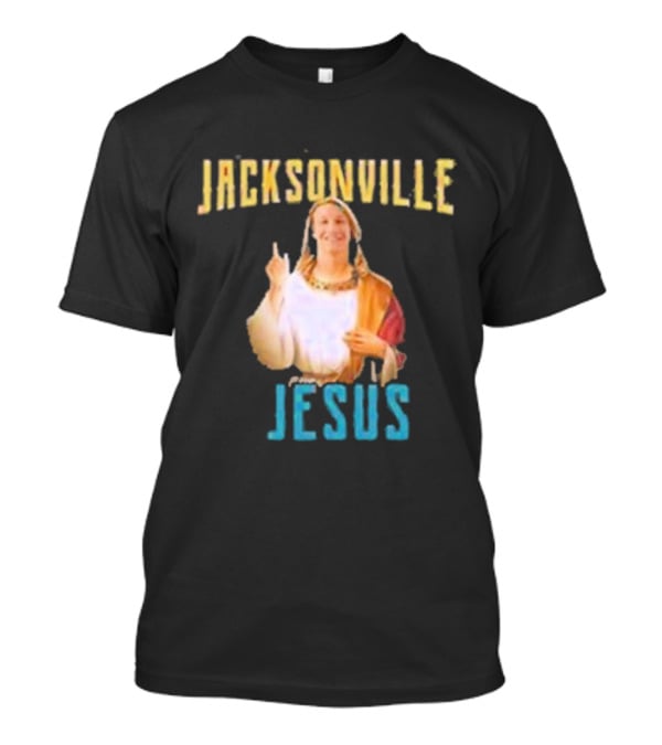 Jacksonville Jesus Finger Pointing Humor T-Shirt