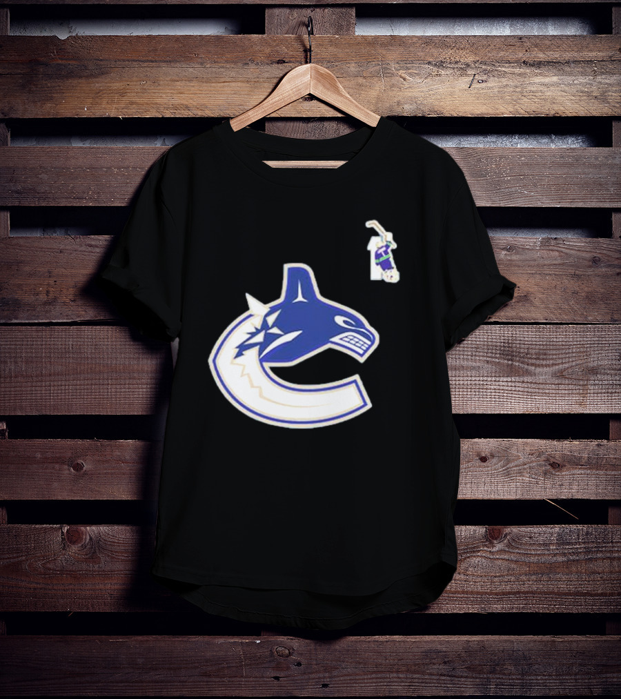 Luongo #1 Vancouver Canucks Orca Logo Ring Of Honour T-Shirt
