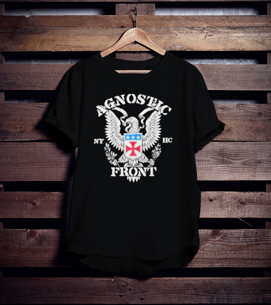 Agnostic Front Eagle NY HC Crest T-Shirt