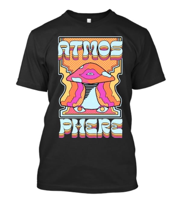 Atmosphere Mushroom Retro Perspective T-Shirt