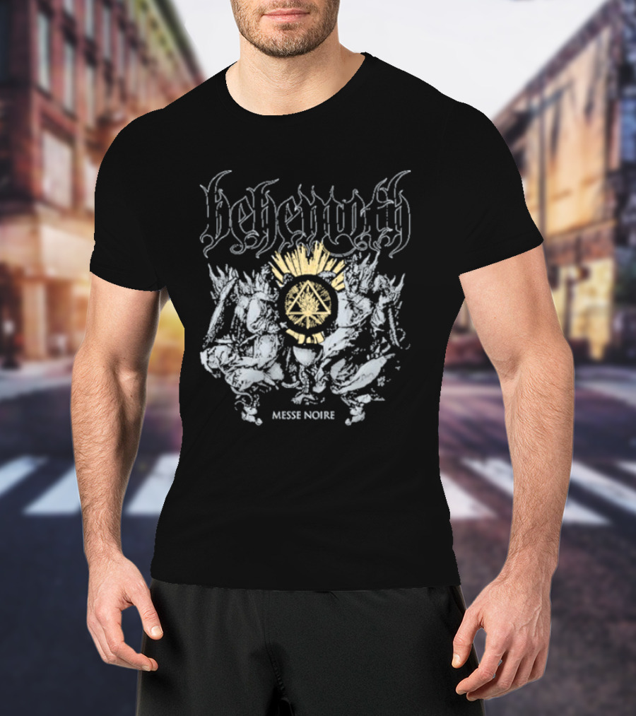 Behemoth Messe Noire Occult Symbolism Dark Ritual T-Shirt