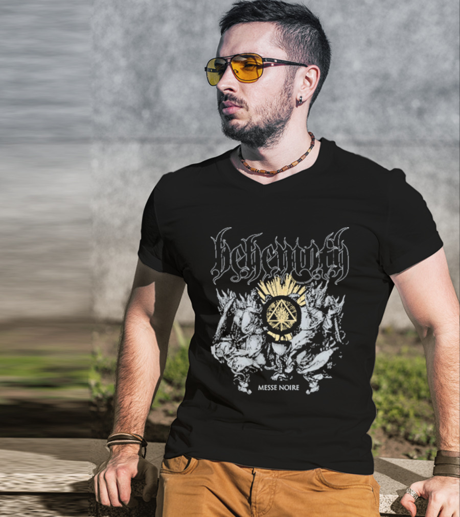 Behemoth Messe Noire Occult Symbolism Dark Ritual T-Shirt