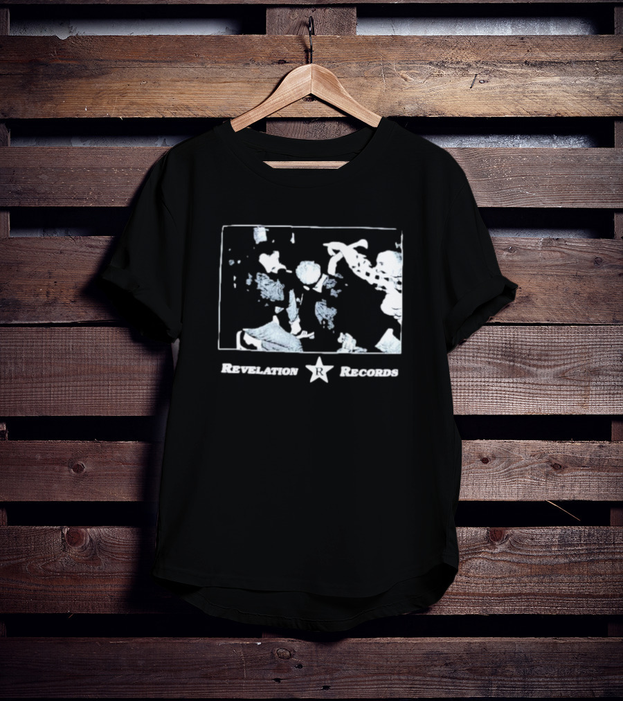 Revelation Records Star Logo With Band Performance Scene T-Shirt