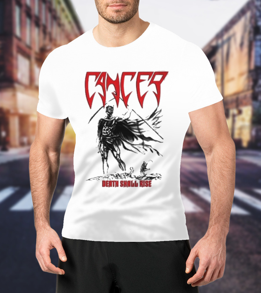 Cancer Death Shall Rise Dark Angel T-Shirt