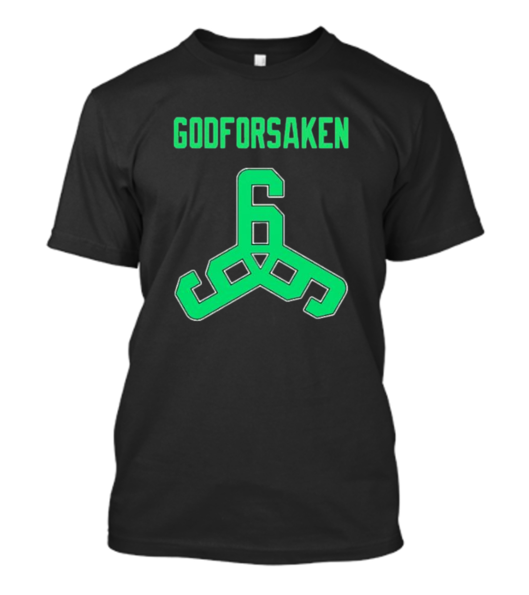 GODFORSAKEN 6 Triangular Symbol Basketball Jersey T-Shirt
