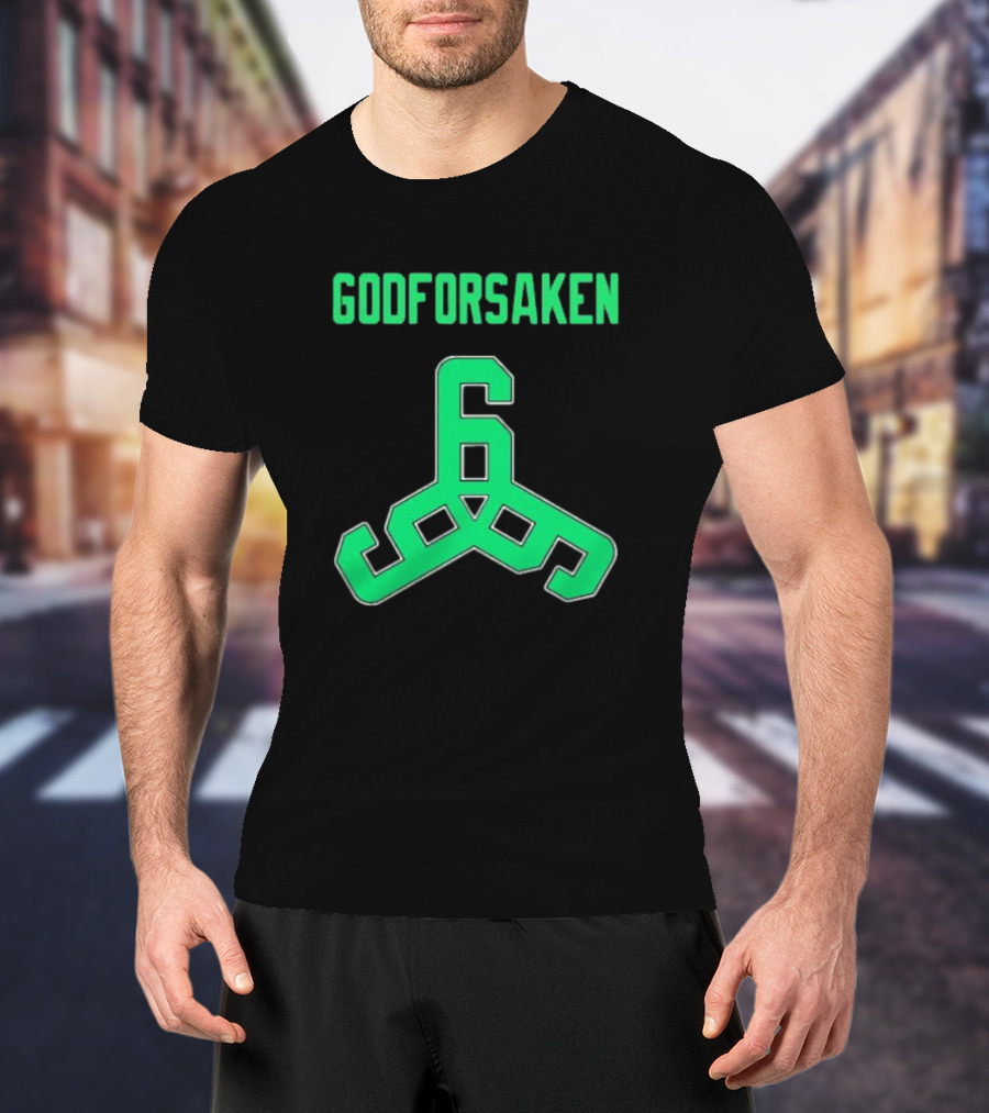 GODFORSAKEN 6 Triangular Symbol Basketball Jersey T-Shirt