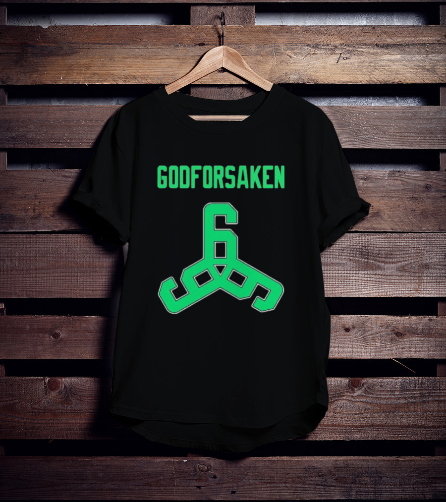 GODFORSAKEN 6 Triangular Symbol Basketball Jersey T-Shirt