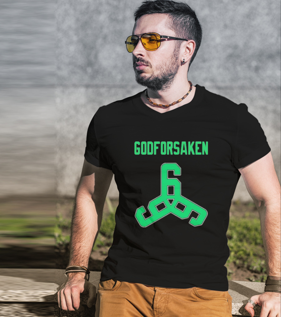 GODFORSAKEN 6 Triangular Symbol Basketball Jersey T-Shirt