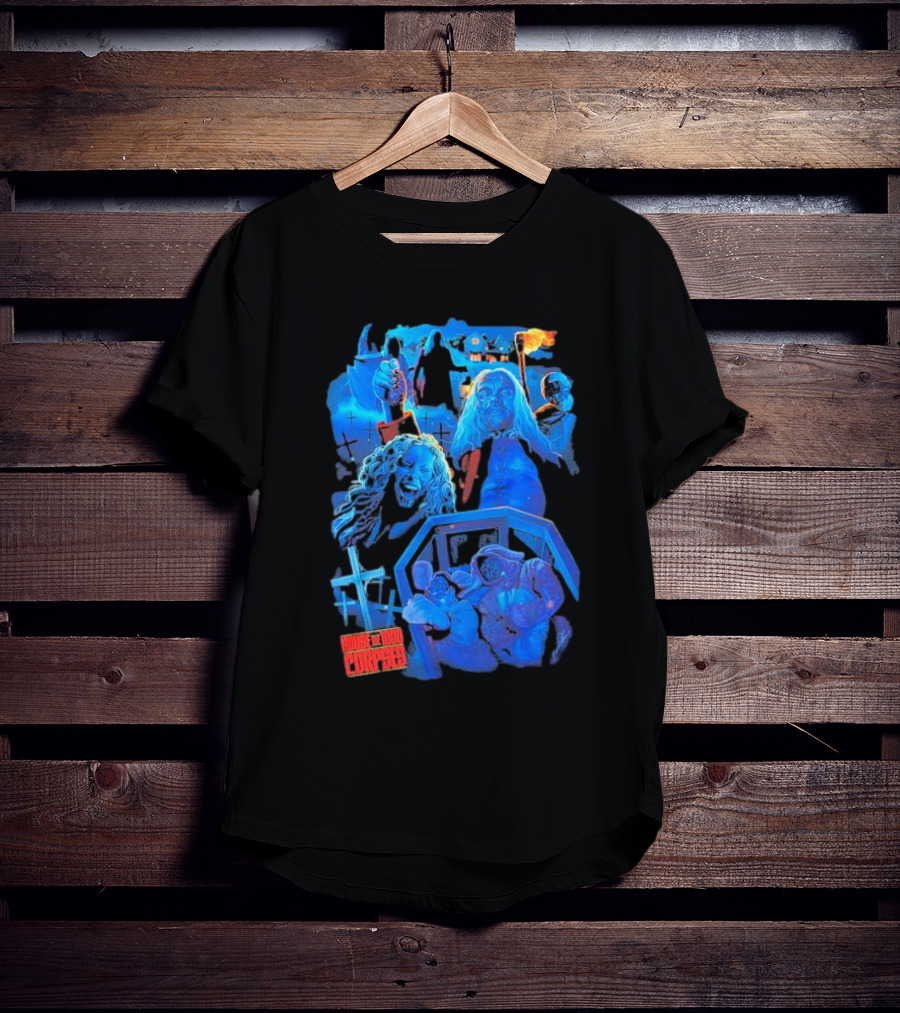 House Of 1000 Corpses Horror Villains And Terrifying Scenes Montage T-Shirt