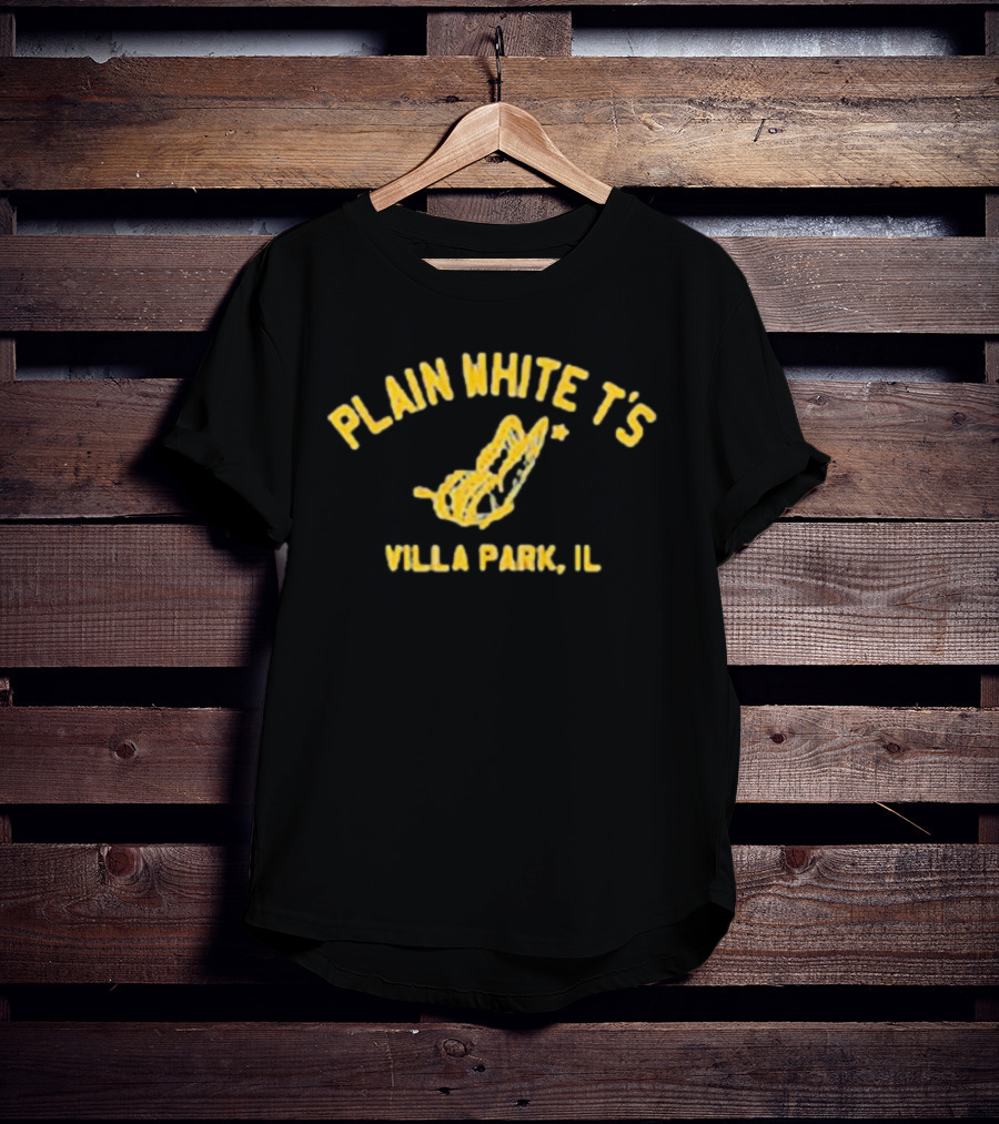 Plain White T’s Villa Park IL Yellow Butterfly T-Shirt