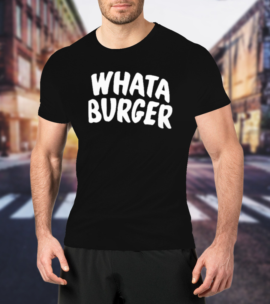 Whataburger Stack White Text T-Shirt