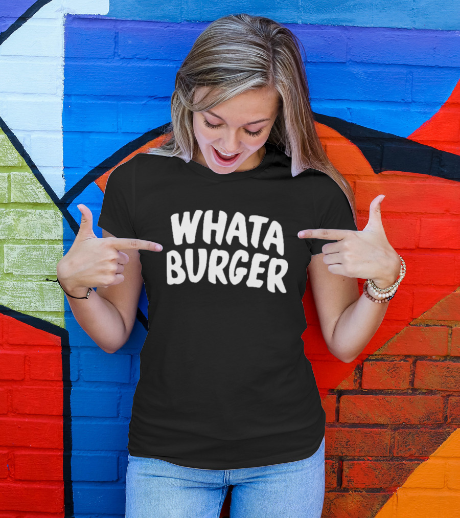Whataburger Stack White Text T-Shirt