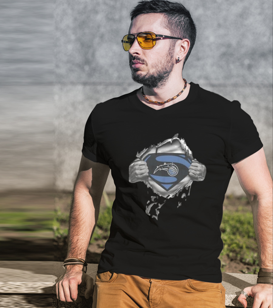 Orlando Magic Superman Logo Breakout T-Shirt