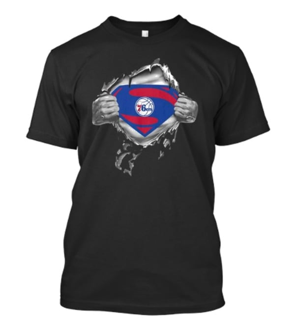 Philadelphia 76ers Superman Inside T-Shirt